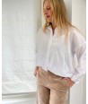 BELLITA witte katoenen bloes