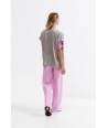HER. roze losse broek