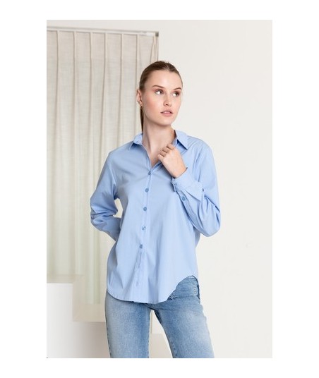 AC lichtblauwe hemdsbloes