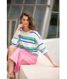 FOUR ROSES roze jeansrok