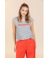 FOUR ROSES geklede rode broek
