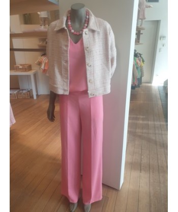 BELLITA jasje met roze spikkel