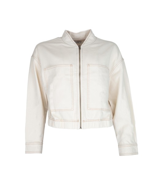 C'EST BEAU LA VIE beige bomber