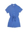 C'EST BEAU LA VIE blauwe playsuit