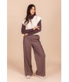 FOUR ROSES losse bruine broek