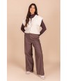 FOUR ROSES losse bruine broek