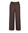 FOUR ROSES bruine broek met pied-de-poule motief