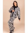 FOUR ROSES broek met print