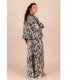 FOUR ROSES broek met print
