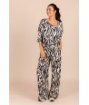 FOUR ROSES broek met print