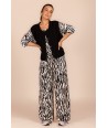 FOUR ROSES broek met print