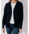 C'EST BEAU LA VIE losse bruine cardigan