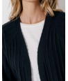 C'EST BEAU LA VIE losse bruine cardigan