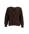C'EST BEAU LA VIE losse bruine cardigan