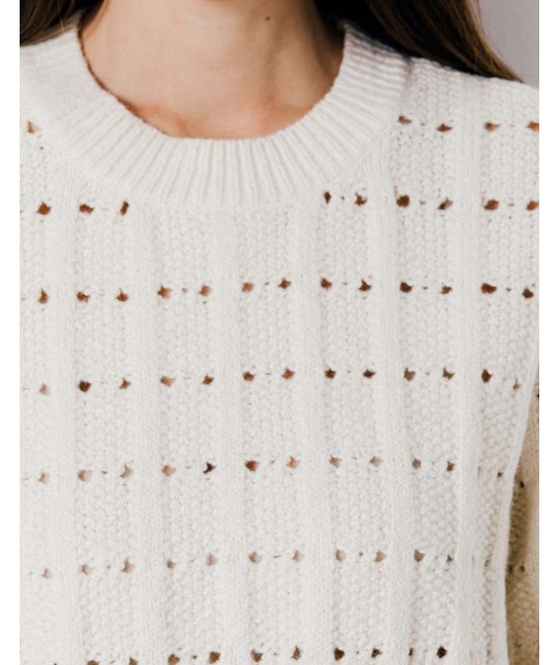 C'EST BEAU LA VIE ecru pull