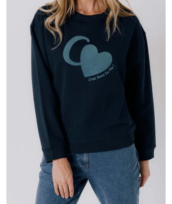 C'EST BEAU LA VIE blauwe sweater