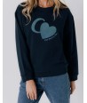 C'EST BEAU LA VIE blauwe sweater