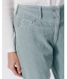 C'EST BEAU LA VIE groene velours broek