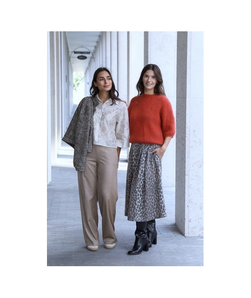 BELLITA beige losse broek