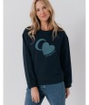 C'EST BEAU LA VIE blauwe sweater