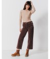 C'EST BEAU LA VIE bruine velours broek