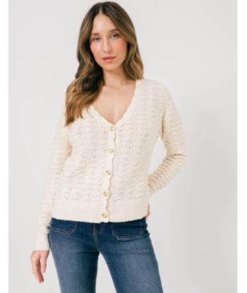 C'EST BEAU LA VIE beige cardigan
