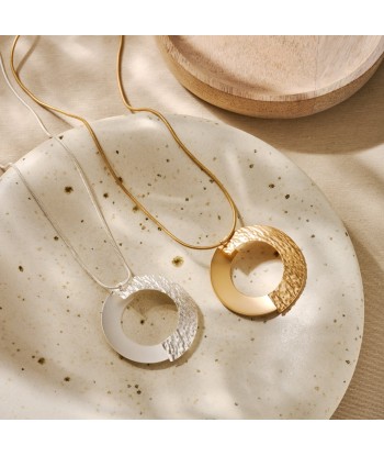 BIBA lange ketting met ronde hanger