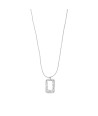 BIBA lange ketting met rechthoekige hanger