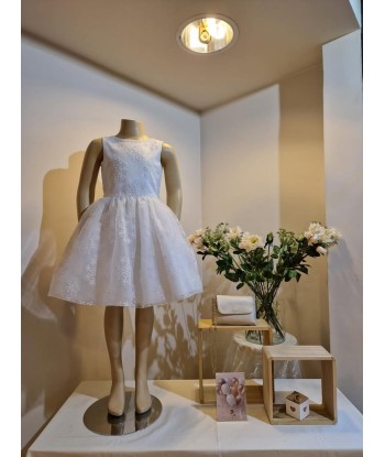 MISS LEOD wit kleedje met broderie
