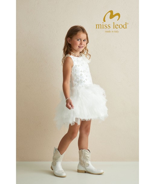 MISS LEOD feestkleedje met laagjes