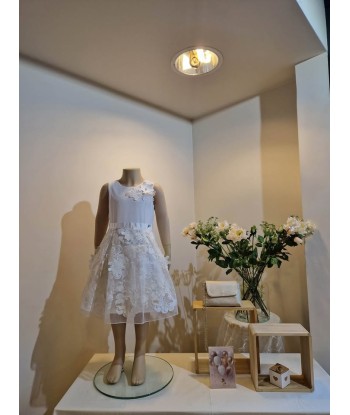 GYMP witte jurk met bloemen