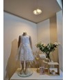GYMP witte jurk met bloemen