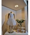 GYMP witte jurk met open rug