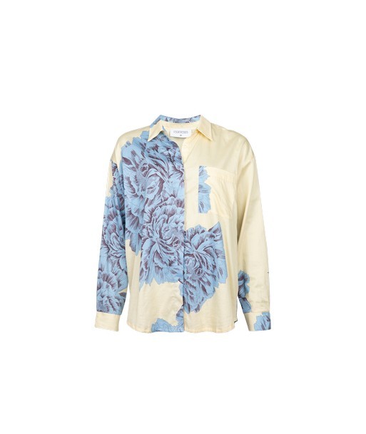 FOUR ROSES bloes met bloemenprint