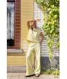 FOUR ROSES gele losse broek