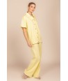 FOUR ROSES gele losse broek