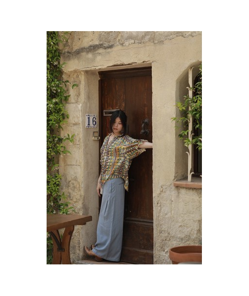 ORFEO losse lichtblauwe broek