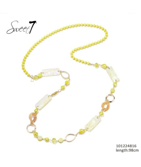 SWEET7 ketting lichtgeel