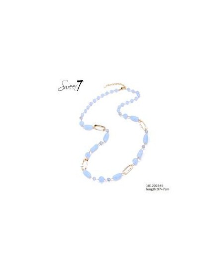 SWEET7 ketting lichtblauw