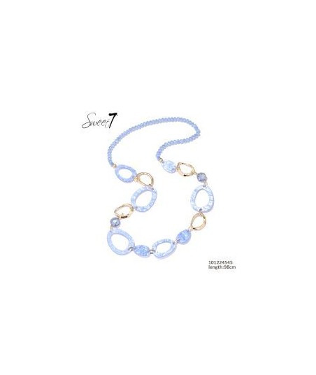 SWEET7 ketting lichtblauw
