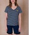 C'EST BEAU LA VIE t-shirt met streep