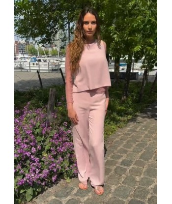 BELLITA zachtroze broek