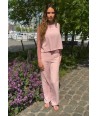 BELLITA zachtroze top