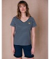 C'EST BEAU LA VIE t-shirt met streep