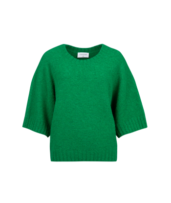 FOUR ROSES groene pull met driekwartsmouw