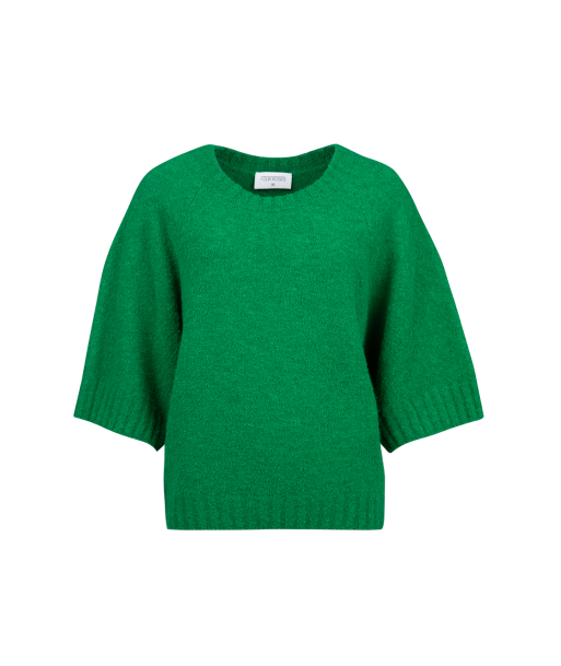 FOUR ROSES groene pull met driekwartsmouw