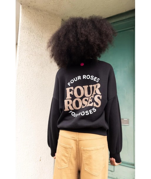 FOUR ROSES zwarte sweater