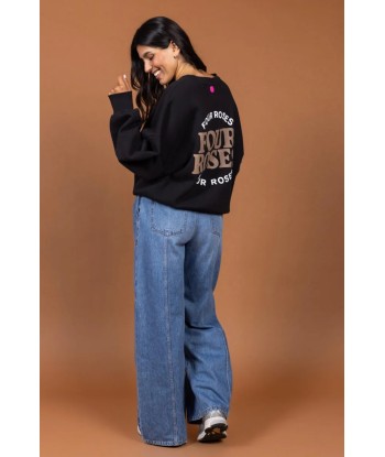 FOUR ROSES zwarte sweater