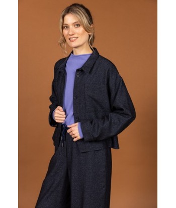 FOUR ROSES losse blauwe broek