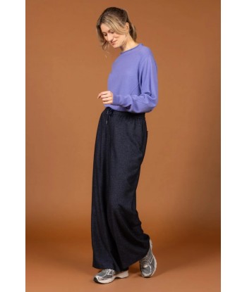 FOUR ROSES losse blauwe broek